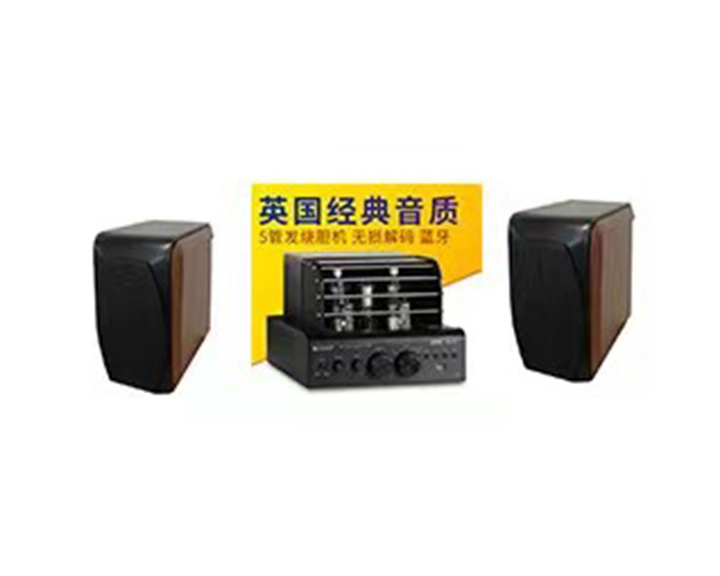 一对6.5寸书架音箱+功放